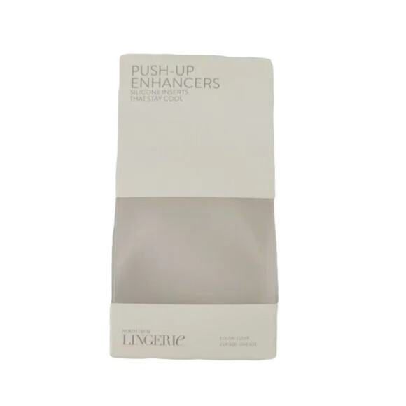 Nordstrom Lingerie Silicone Push Up Enhancers Clear Color One Size - Picture 1 of 5